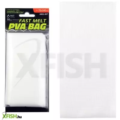 carp academy pva zacskó 60x130mm 50db/csomag