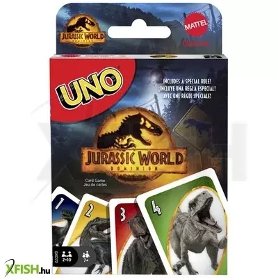 Jurassic world 3 uno kártya