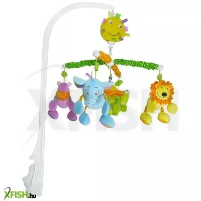 Biba toys dzsungelbarátok kiságyra szerelhető zenélő forgó