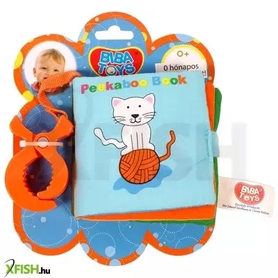 Biba toys csiptetős úti bébikönyv