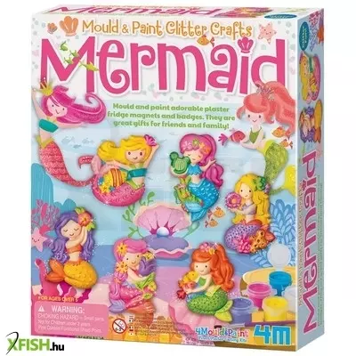 4m csillogó sellő gipszkiöntő készlet