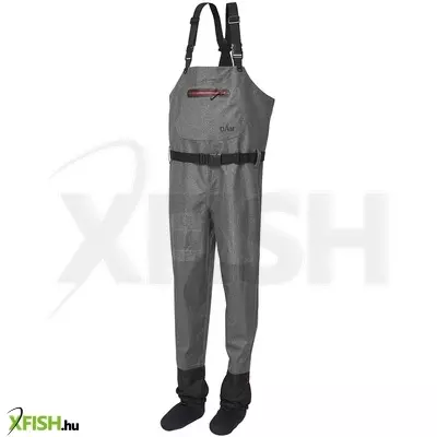 Dam Comfortzone Breathable Chest Wgrey/Black Xl 44/45 - 9/10 (Chest Waders Stockingfoot) Kantáros Vízálló nadrág Szürke-Fekete 44/45