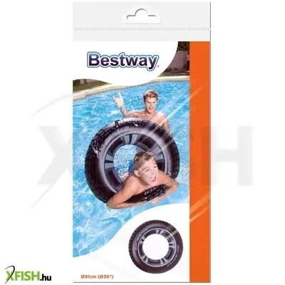 Bestway 36016 autókerék mintás úszógumi - 91 cm