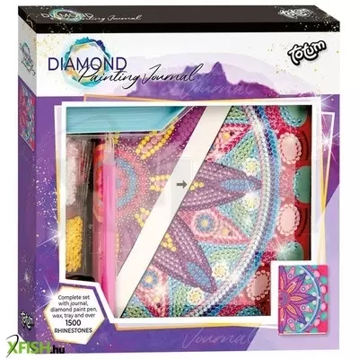 Totum gyémántfestés készlet virág