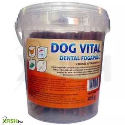Egyéb vegyes dog vital dental fogápoló jutalomfalat kutyáknak 418g - csirkés