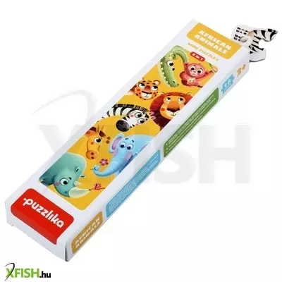 Cubika afrikai állatok 16 darabos puzzle