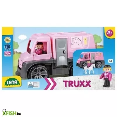 Lena műanyag lószállító teherautó - 28 cm