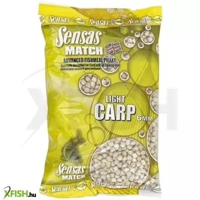 Sensas Etetőpellet Light Carp 750G 6 Mm