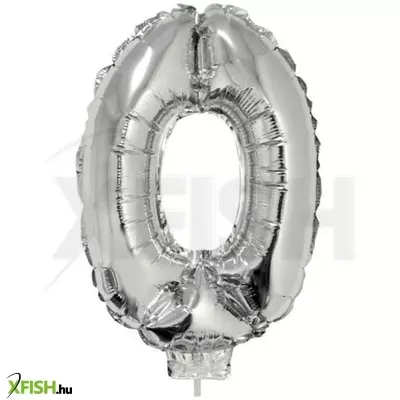 funny fashion számos lufi - 0, ezüst, 42 cm