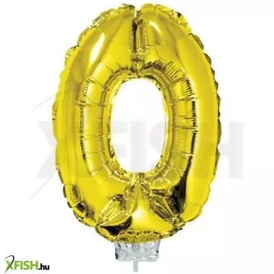 Funny fashion számos lufi - 0, arany, 42 cm