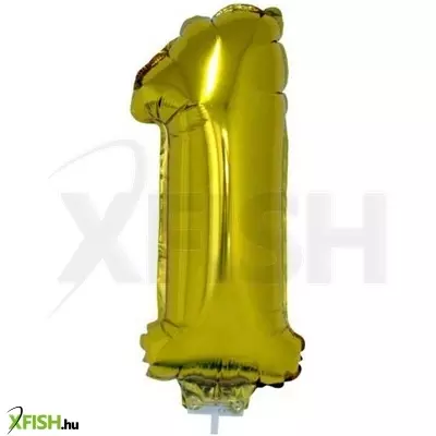 Funny fashion számos lufi - 1, arany, 42 cm