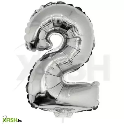 funny fashion számos lufi - 2, ezüst, 42 cm