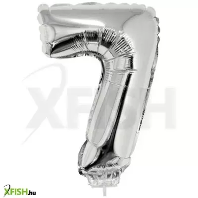 Funny fashion számos lufi - 7, ezüst, 42 cm