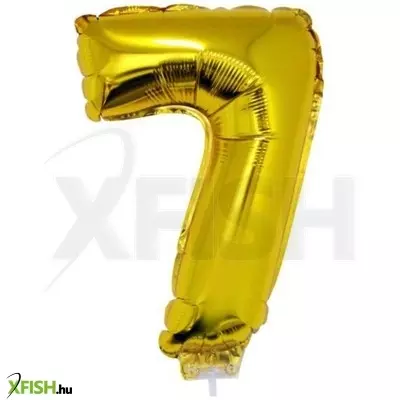 Funny fashion számos lufi - 7, arany, 42 cm