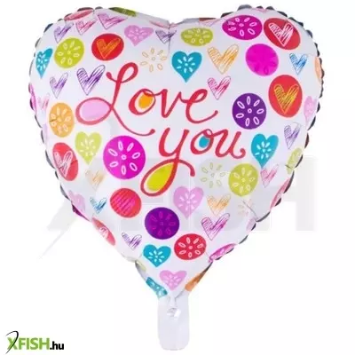 Funny fashion love you fólia lufi - 46 cm