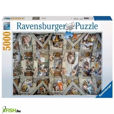 Ravensburger a sixtus-i kápolna 5000 darabos puzzle