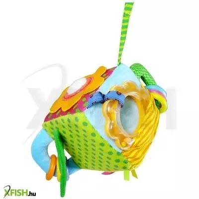 Biba toys kocka készségfejlesztő plüss bébijáték