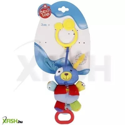 biba toys babakocsira akasztható kutya vagy nyuszi plüssfigura