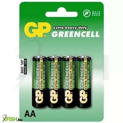 Gp greencell aa ceruzaelem 4 darabos készlet fóliában