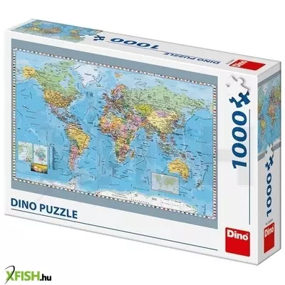 Dino puzzle 1000 pcs - politikai világtérkép