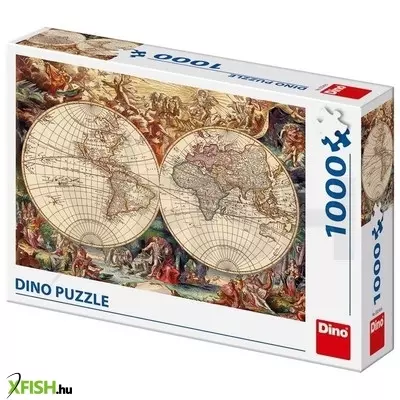 Dino történelmi világtérkép 1000 darabos puzzle
