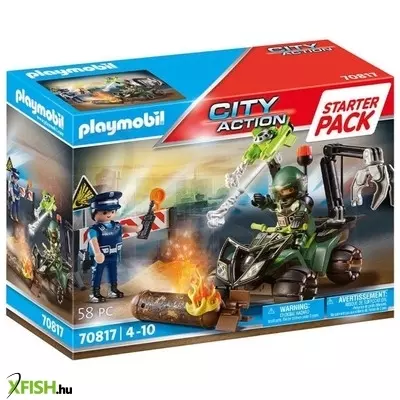Playmobil starter pack rendőrség bevetésen 70817