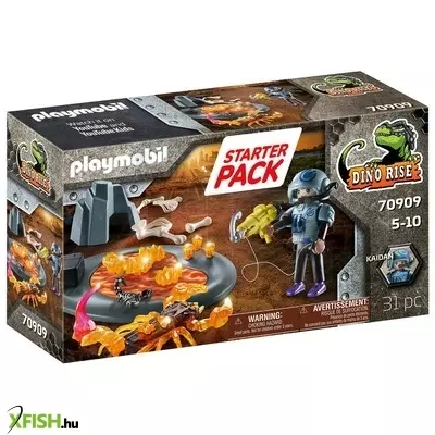 Playmobil starter pack dino rise tűz-skorpió 70909