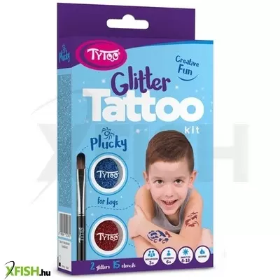 Tytoo plucky csillámtetoválás szett