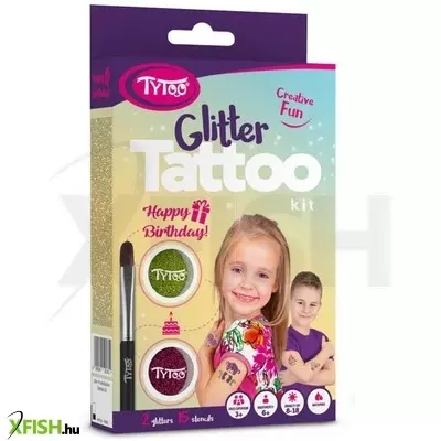tytoo happy birthday csillámtetoválás szett