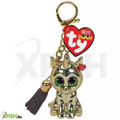 Ty mini boos clip műanyag figura gold - arany unikornis (3)