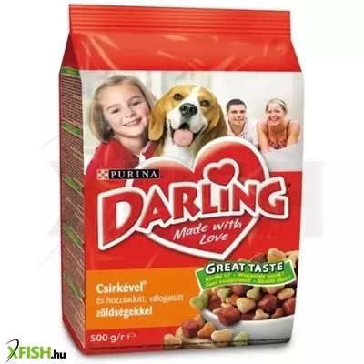 Darling Száraz Kutya Szárnyas+Zöldség 500g