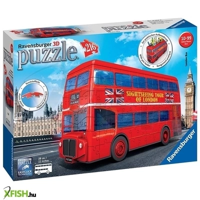 Ravensburger london busz 216 darabos 3d puzzle