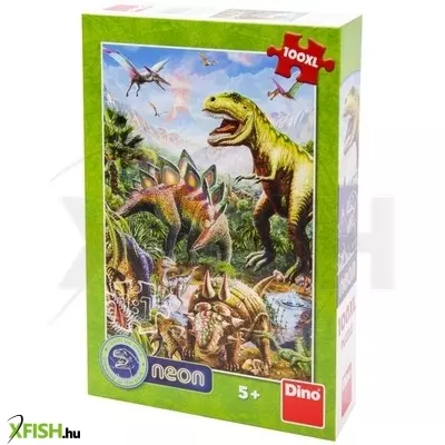 Dino puzzle 100 db XL - dínók világa