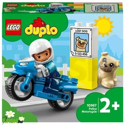Lego duplo town 10967 rendőrségi motorkerékpár