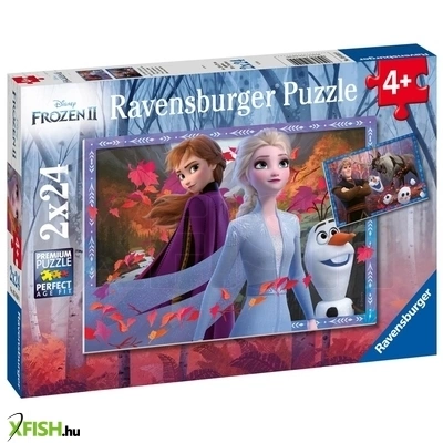 Ravensburger jégvarázs 2 az erdőben 2 X 24 darabos puzzle