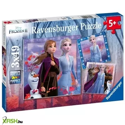 Ravensburger jégvarázs 2 az utazás 3 X 49 darabos puzzle