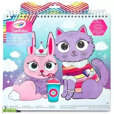 Crayola creations állati divat matricás rajzkészlet