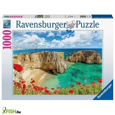 ravensburger puzzle 1000 db - pipacsok algarveban