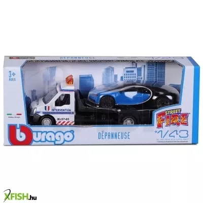 Bburago street fire - autómentő kisautó, 143