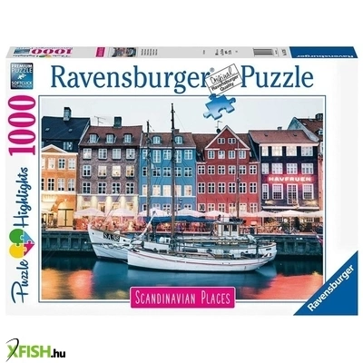 Ravensburger puzzle 1000 db - koppenhága, dánia
