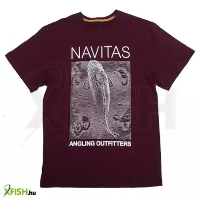 Navitas Joy Tee Burgundy Bordó Halas Póló Xl