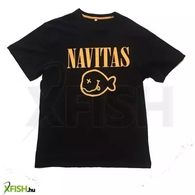 Navitas Kurt Tee Black Fekete Póló L