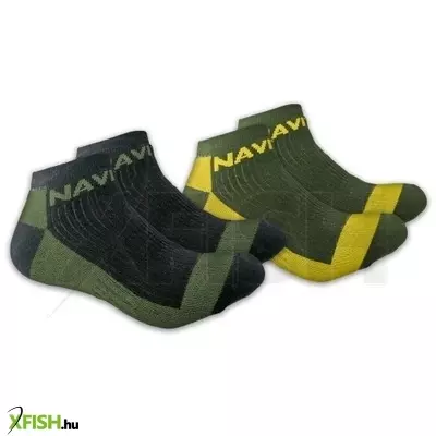 Navitas Coolmax Ankle Sock Twin Pack Rövidszárú Zokni Zöld