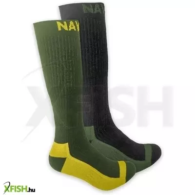 Navitas Coolmax Boot Sock vastag zokni Twin Pack Green 2 pár