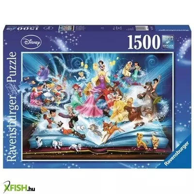 Ravensburger puzzle 1500 db - disney varázslatos mesekönyv