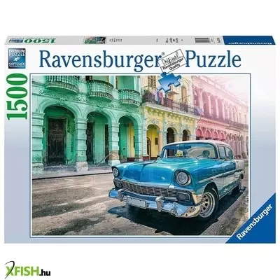 Ravensburger puzzle 1500 db - cuba, autók