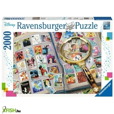 Ravensburger puzzle 2000 db - kedvenc bélyegeim