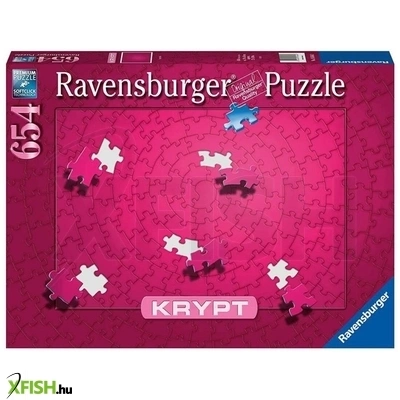 Ravensburger puzzle 654 db - krypt pink