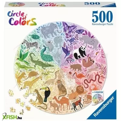 Ravensburger puzzle kör 500 db - állatok