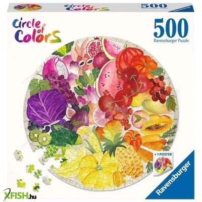 ravensburger puzzle kör 500 db - gyümölcsök